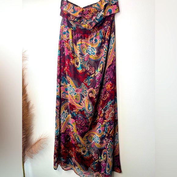 Target strapless multi color Xhilaration Mosiac Sundress - Picture 5 of 5